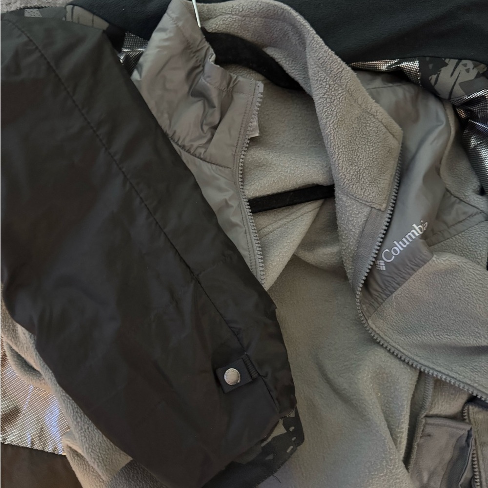 Columbia Youth Boys Camouflage Fleece Interchange Jacket - Picture 10 of 11